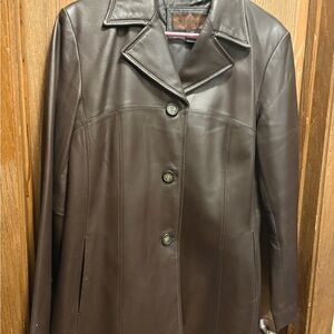 Siena Dark Brown Leather Jacket